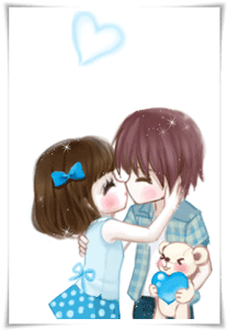 gif bisous amoureux